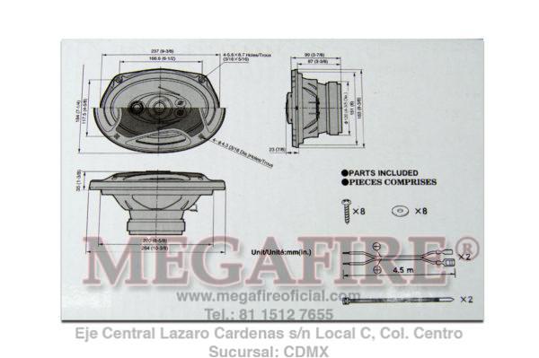 Bocinas TSQ-6969