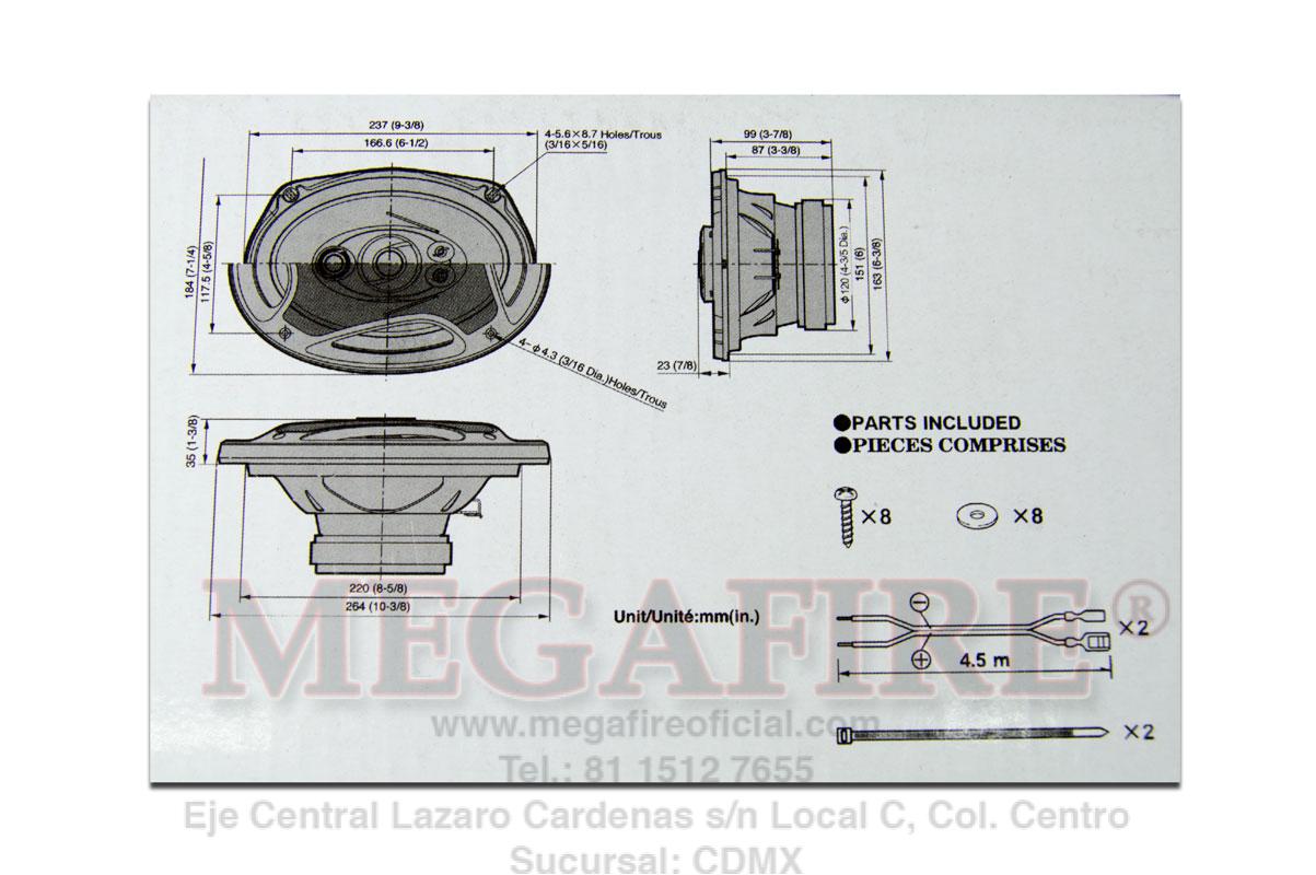 Bocinas TSQ-6969