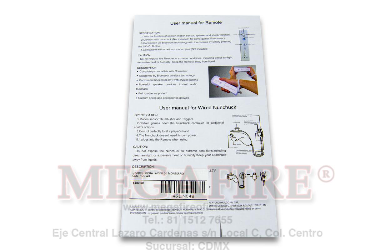 Control wii color blanco