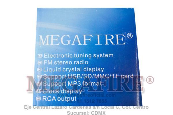 Autoestéreo MF318 - Carátula desmontable y Bluetooth - Imagen 10