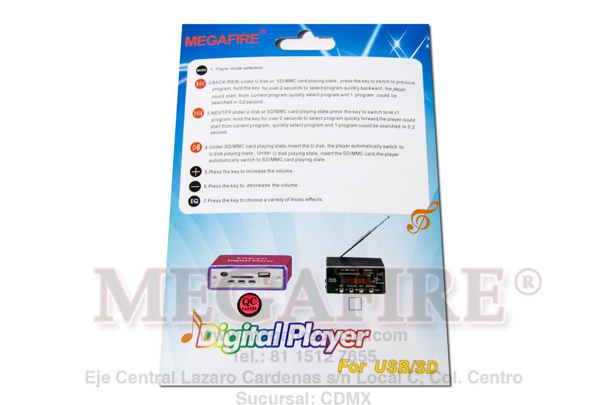 Reproductor USB - SD para estéreo antiguo Mod.A2