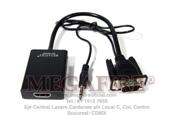 Cable adaptador de VGA a HDMI