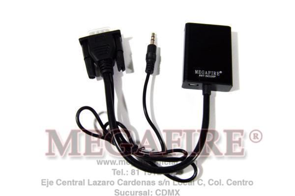 Cable adaptador de VGA a HDMI