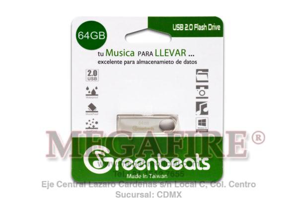 Memoria USB de 64gb - metal
