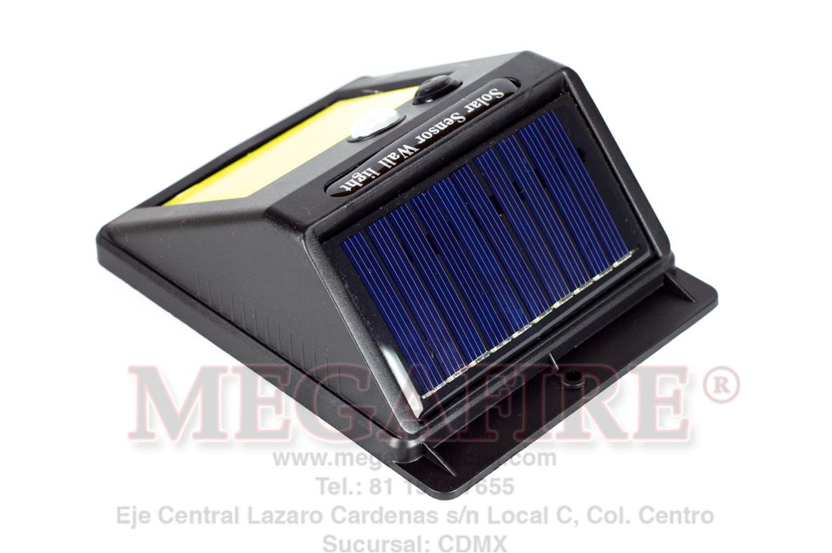 Lampara LED de carga solar con sensor de movimiento