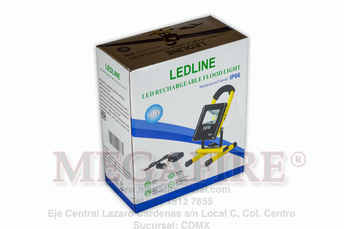 Reflector LED recargable con base