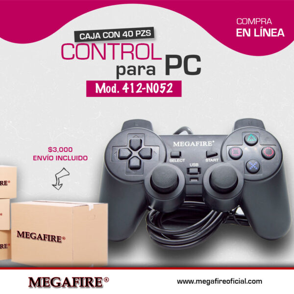 Caja con 40 piezas - Control para PC - 412-N052 - Envío incluido