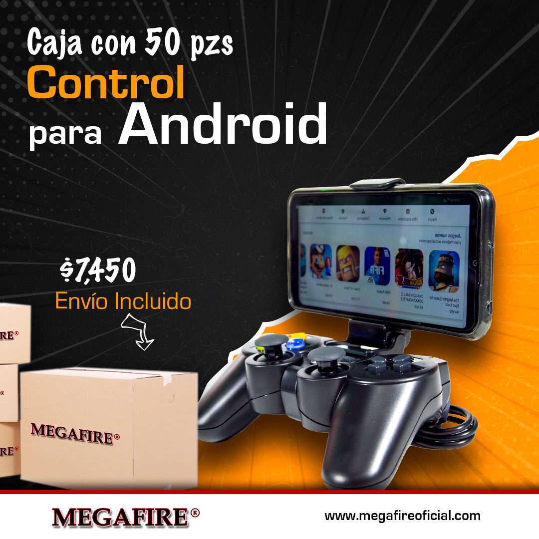 Caja con 50 piezas - Control para teléfono celular Android - Envío incluido
