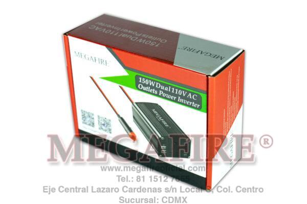 Convertidor de corriente para carro - entrada USB y trifásica