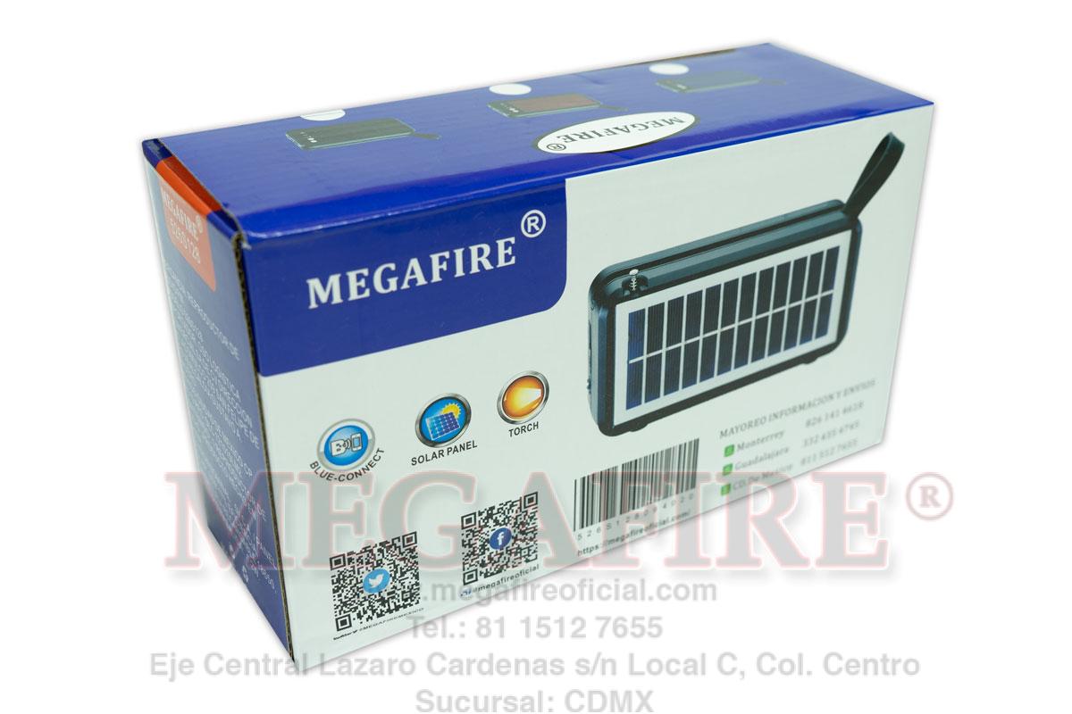 Bocina con panel solar y lámpara - 526S128