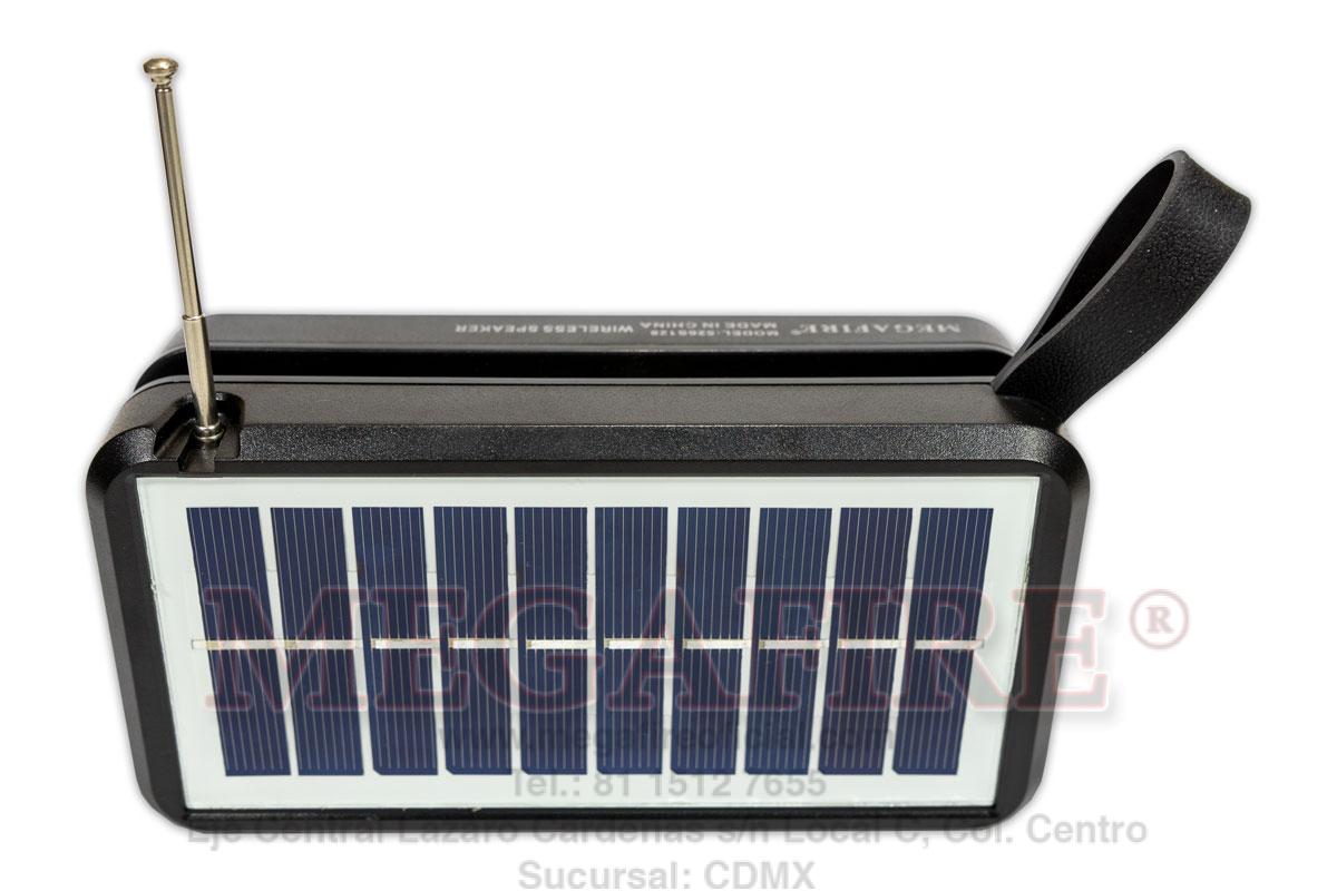Bocina con panel solar y lámpara - 526S128
