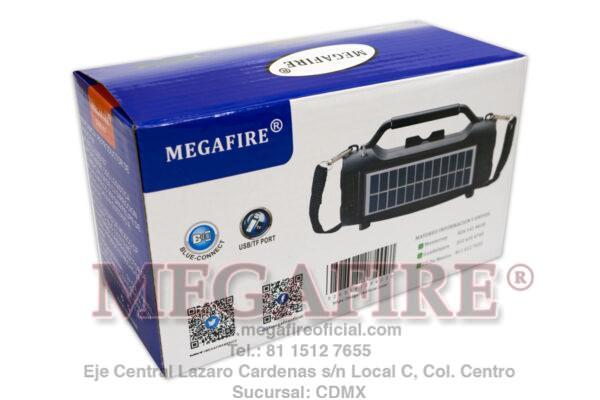 Bocina con panel solar y lámpara - 526S167