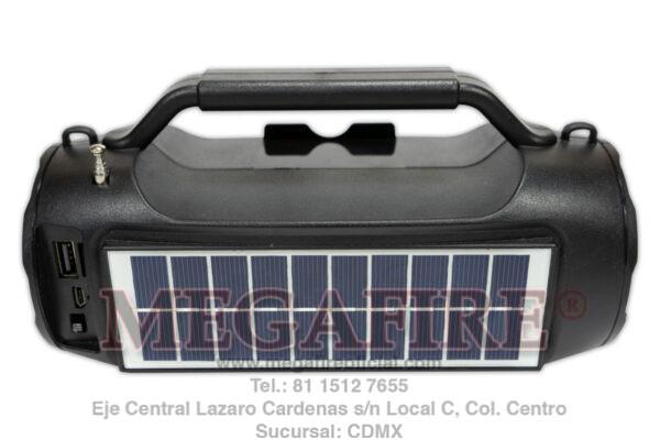 Bocina con panel solar y lámpara - 526S167