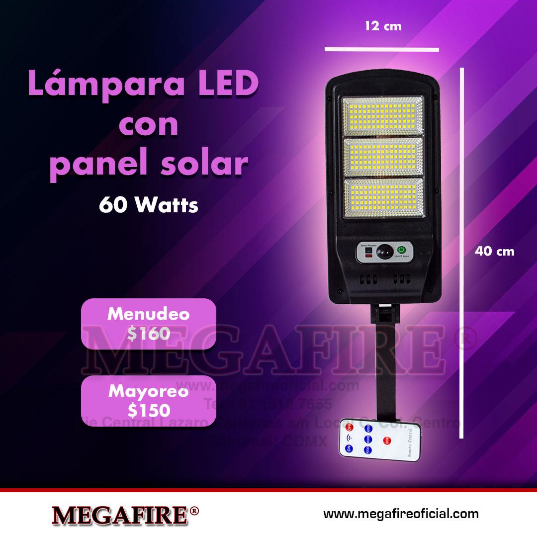 Lámpara LED con panel solar 60 watts - Imagen 11