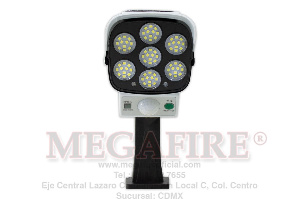 Lampara LED - carga solar - sensor de movimiento - 77SMD - Imagen 3
