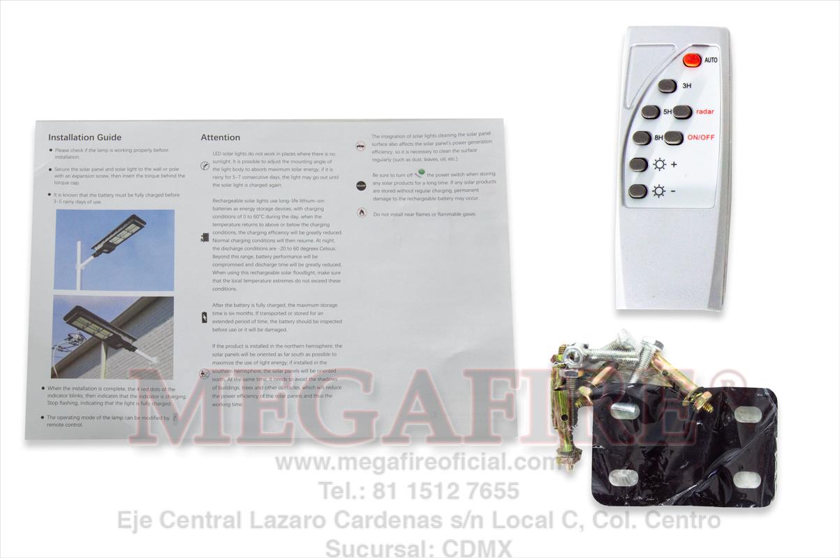 Lámpara LED con panel solar 1000w - Imagen 6