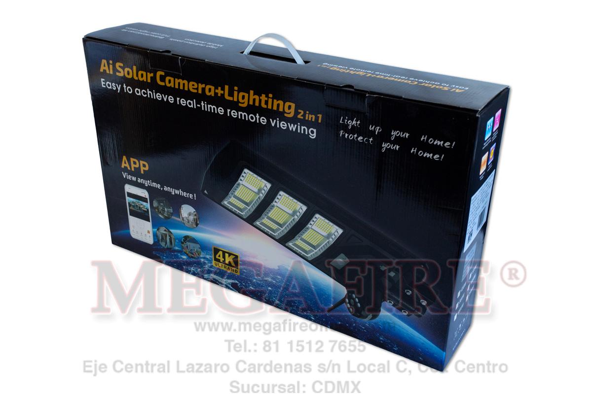 Lampara con panel solar y cámara de vigilancia - 524J67600 - Imagen 3