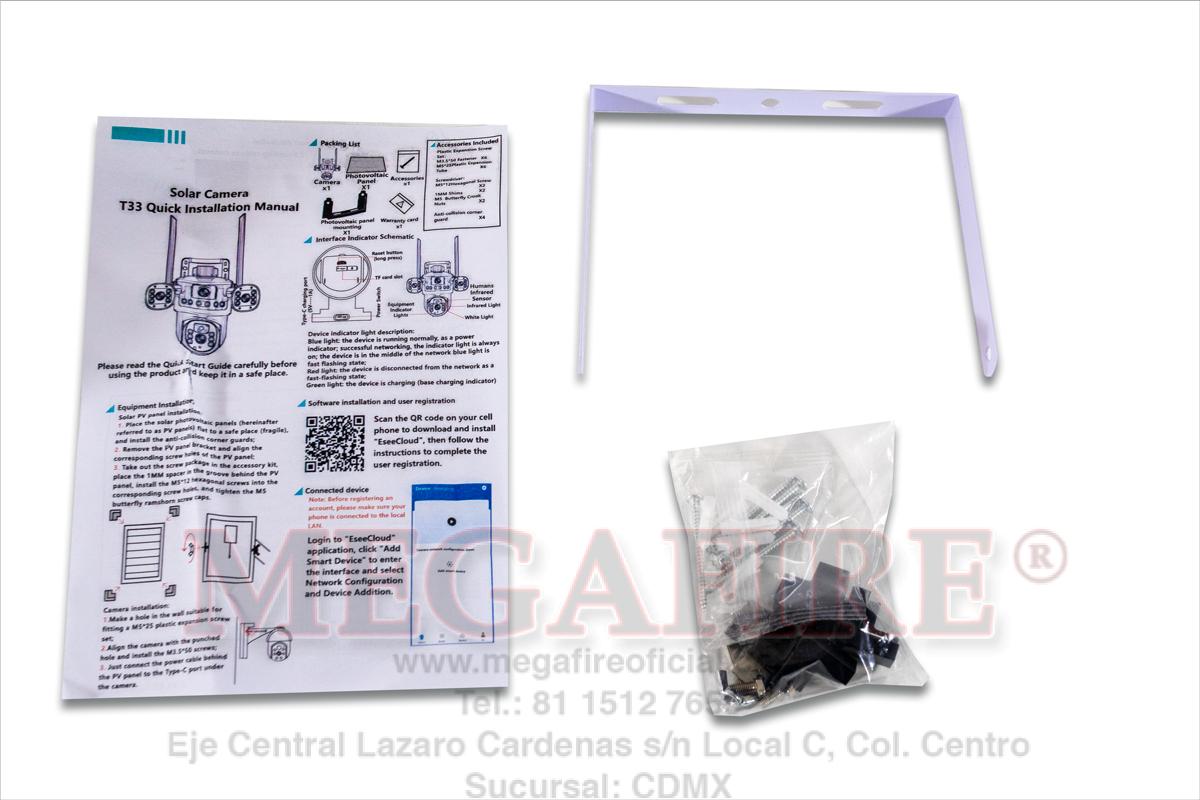 Cámara de seguridad con panel solar Mod:7400 - Imagen 6